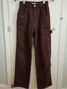 Garage Chocolate Brown Carpenter Pants 00